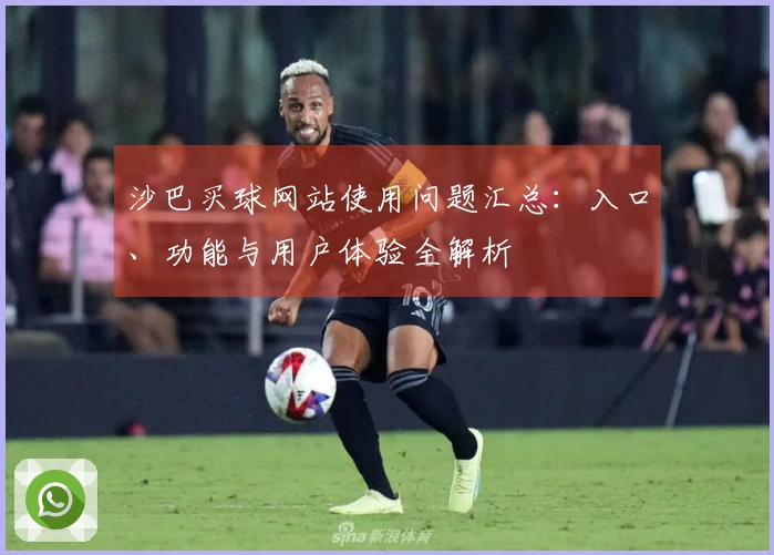 沙巴买球网站使用问题汇总：入口、功能与用户体验全解析